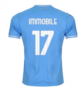 Lazio Ciro Immobile #17 Primera Equipación 2023-24 Manga Corta